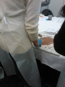 Chocolates in the making