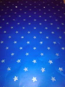 My giftwrapping paper of choice this year.