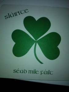 Coaster from the Irishman
