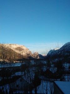 View from where our rehersal is.