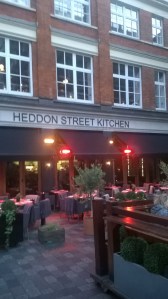 Outside the resturant