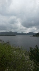 View of sea and mouintains