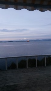 View from inside the house