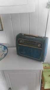 Old radio, luckily we also have one that works...